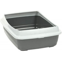 Туалет для кошек открытый Ferplast Nip Plus (Ферпласт Нип Плюс) 47 x 36 x h 15,5 cm - NIP 10 PLUS, Серый