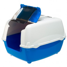Закритий туалет для котів Ferplast Bella Cabrio (Ферпласт Белла Кабіо) Синій