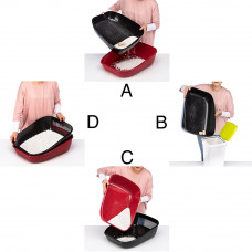 Закритий туалет для котів з системою просіювання Ferplast Magix (Ферпласт Магікс) Синій