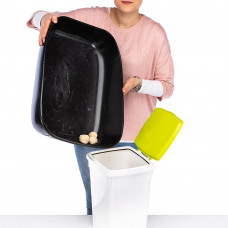 Лоток с двумя поддонами для кошек Ferplast Birba Basic Sanitized (Ферпласт Бирба Базик)