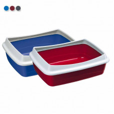 Туалет для котів відкритий Ferplast Nip Plus (Ферпласт Ніп плюс Плюс) 47 x 36 x h 15,5 cm - NIP 10 PLUS, Сірий