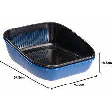 Лоток с двумя поддонами для кошек Ferplast Birba Basic Sanitized (Ферпласт Бирба Базик)