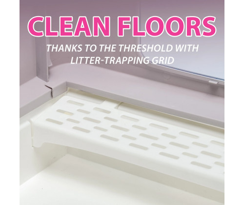 Закрытый туалет для кошек с фильтром Ferplast Sahara (Ферпласт Сахара) Закрытый туалет для кошек с фильтром Ferplast Sahara (Ферпласт Сахара)