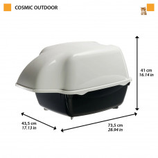 Закрытый туалет для котов для улицы Ferplast Cosmic (Ферпласт Космик)