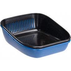 Лоток с двумя поддонами для кошек Ferplast Birba Basic Sanitized (Ферпласт Бирба Базик)