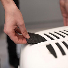 Закритий туалет для котів з орнаментом Ferplast Prima Decor (Ферпласт Прима Декор) Чорний