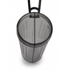 Дорожняя бутылка для собак и котов двойная для воды и корма или лакомств Dexas Snack DuO  (Дексас Снек Дуо) Светло-серая