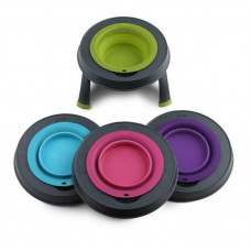 Миска на складаній підставці для собак і кішок Dexas Single Elevated Feeder (Дексас Дабл Сингл Фідер)