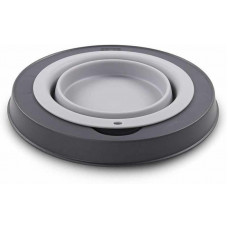 Миска на складаній підставці для собак і кішок Dexas Single Elevated Feeder (Дексас Дабл Сингл Фідер) Великий — 960 мл. - 24х12х3.5 см., Пурпуровий