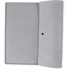 Антиковзний килимок-підставка під миски для собак і кішок Dexas Pet Bowl Grippmat (Дексас) Великий — 43 х 57 см, Світло-сірий