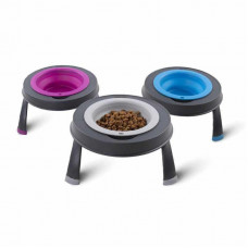 Миска на складаній підставці для собак і кішок Dexas Single Elevated Feeder (Дексас Дабл Сингл Фідер)
