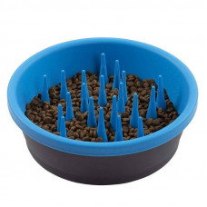 Миска силіконова для повільного годування собак Dexas Slow Feeder Dog Bowl (Дексас Слоу Фід)