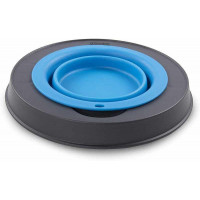 Миска на складаній підставці для собак і кішок Dexas Single Elevated Feeder (Дексас Дабл Сингл Фідер) Великий — 960 мл. - 24х12х3.5 см., Синій