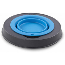 Миска на складаній підставці для собак і кішок Dexas Single Elevated Feeder (Дексас Дабл Сингл Фідер) Великий — 960 мл. - 24х12х3.5 см., Синій