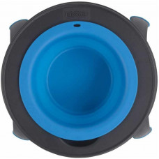 Миска на складаній підставці для собак і кішок Dexas Single Elevated Feeder (Дексас Дабл Сингл Фідер) Великий — 960 мл. - 24х12х3.5 см., Синій