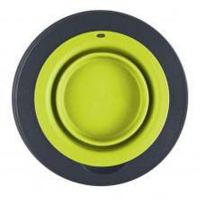 Миска на складаній підставці для собак і кішок Dexas Single Elevated Feeder (Дексас Дабл Сингл Фідер) Маленький — 360 мл. - 19х10х3 см., Зелений