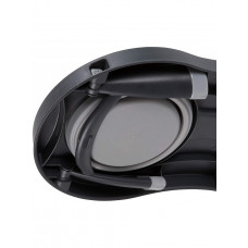 Миска двойная на складной подставке для собак и кошек Dexas Double Elevated Feeder (Дексас Дабл Фидер) LARGE 600 мл - 21,6 х 41,3 х 3,8 см, Светло-серый