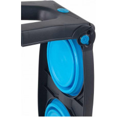 Подвійна миска на складаній регульованій підставці для собак Dexas Pet Feeder (Дексас Пет Фідер)