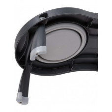 Миска двойная на складной подставке для собак и кошек Dexas Double Elevated Feeder (Дексас Дабл Фидер) LARGE 600 мл - 21,6 х 41,3 х 3,8 см, Светло-серый