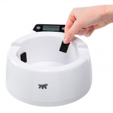 Металева миска для котів і собак із вбудованими цифровими вагами Ferplast Optima (Ферпласт Оптима)