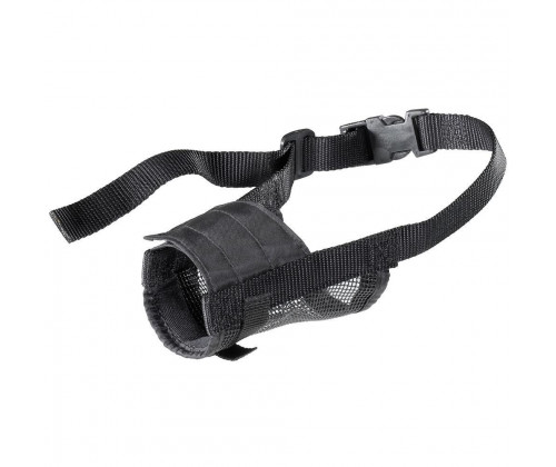 Регульований намордник з нейлонової сітки Ferplast Muzzle Net (Ферпласт Маз Ні) M - A: 35 he 55 см - B: 13 ae 24 см - C: 10,5 см