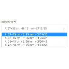Ошийник для собак Ferplast Dual CF Colours (Ферпласт Дуал СФ Колорс) 350, Оранжевий