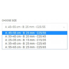 Кошійник для собак Ferplast Sport Dog C (Ферпласт Спорт Дог С) 550, Жовтий, 25