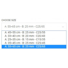 Кошійник для собак Ferplast Sport Dog C (Ферпласт Спорт Дог С) 650, Жовтий, 25