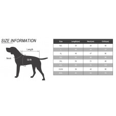 Комбінезон дощовик водонепроникний для собак BlackDoggy (БлекДоггі) VC19-JK009 XXXL, Чорний
