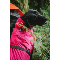 Плащ дождевик для собак BlackDoggy (БлекДогги) VC18-JK002-B XL, Розовый