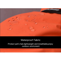 Плащ дождевик для собак BlackDoggy (БлекДогги) VC18-JK002-B XL, Розовый