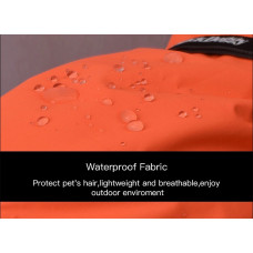 Плащ дождевик для собак BlackDoggy (БлекДогги) VC18-JK002-B XL, Розовый