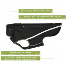 Водонепроникна куртка для собак BlackDoggy (БлекДоггі) VC-JK12013