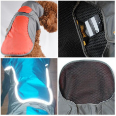 Куртка дощовик для собак BlackDoggy (Блекдоги) VC-JK12012 3XL, Синій