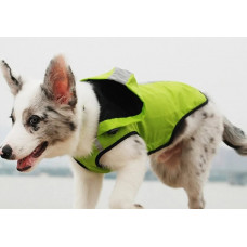 Плащ дощовик для собак BlackDoggy (Блекдоги) VC14-JK007 L, Зелений
