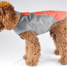 Куртка дощовика для собак BlackDoggy (Блекдоги) VC-JK12012 S, оранжевий