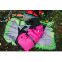 Плащ дождевик для собак BlackDoggy (БлекДогги) VC18-JK002-B XL, Розовый