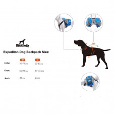 Рюкзак для собак BlackDoggy (БлекДогги) VC-BP12006 L, Зеленый