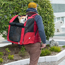 Перевезення - візка для котів і собак Ferplast Troley (Ферпласт Троллей) 44 х 37 x 60 см - TROLLEY LARGE, Червоний