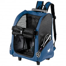 Перевезення - візка для котів і собак Ferplast Troley (Ферпласт Троллей) 44 х 37 x h 60 см - TROLLEY LARGE, Синій