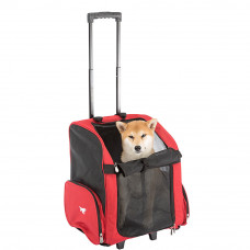 Перевезення - візка для котів і собак Ferplast Troley (Ферпласт Троллей) 44 х 37 x 60 см - TROLLEY LARGE, Червоний