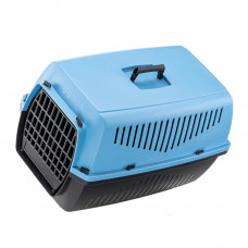 Переноска для котов и маленьких собак Ferplast Skipper (Ферпласт Скиппер) 62 x 41 x h 38 cm - 3, Голубой