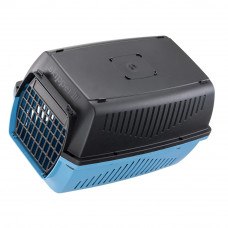 Переноска для котов и маленьких собак Ferplast Skipper (Ферпласт Скиппер) 62 x 41 x h 38 cm - 3, Голубой