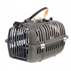 Контейнер перенесення для котів і собак Ferplast Jet (Ферпласт Джет) 37 х 57 х h 33 см - JET 20, Сірий