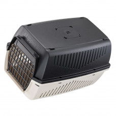 Переноска для котов и маленьких собак Ferplast Skipper (Ферпласт Скиппер) 62 x 41 x h 38 cm - 3, Бежевый