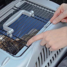 Контейнер перенесення для котів і собак Ferplast Atlas Deluxe Open (Ферпласт Атлас Делюкс Опен 37.4 х 57.6 x h 33 см - max 8 кг - ATLAS DELUXE 20 OPEN, сірий