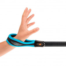 Повідки з автоматичним гачком для собак Ferplast Ergorfluo Matic G (Ферпласт Ергофлуо Матіс Джі) G 15/120 - 15 мм x L 120 см - max 30 кг, Синій