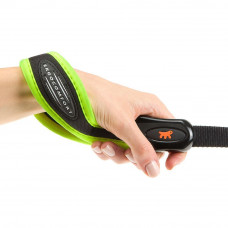 Повідки з м'якою ручкою для собак Ferplast Ergo G (Ферпласт Ергофлуо Джі) G 15/120 - 15 мм x L 120 см - max 30 кг, Салатовий