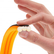 Дресировальний повідок з автоматичним карабіном для собак Ferplast Errgofluo GA (Ферпласт Ергофлуо Джі Їй) GA 15/200 - 15 мм x L 200 см, Оранжевий