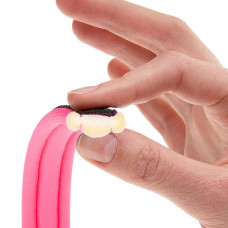 Дресировковий повідок з автоматичним карабіном для собак Ferplast Errgofluo GA (Ферпласт Ергофлуо Джі Їй) GA 20/200 - 20 мм x L 200 см, Рожевий